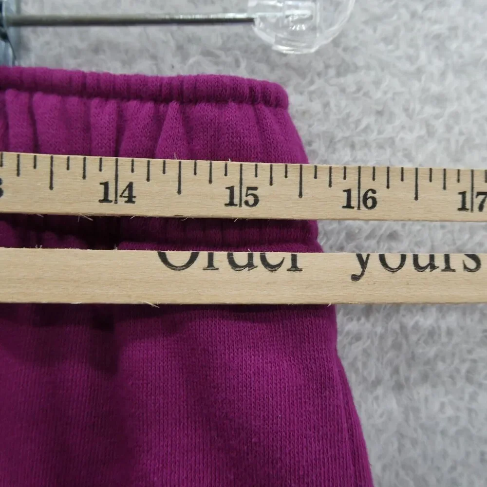 Victorias Secret Large Everyday Fleece Sweatpants Magenta Jogger Pants PINK New - Picture 3 of 7